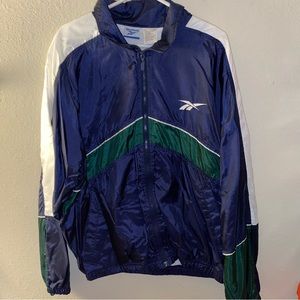 Vintage 90’s Reebok Nylon Windbreaker Men’s Jacket